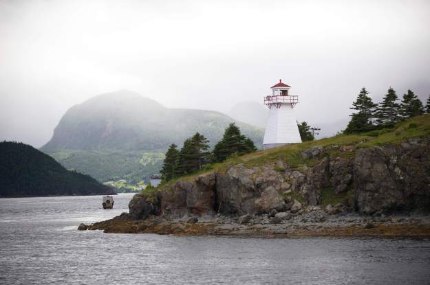 A lighthouse on the West coast of Newfoundland